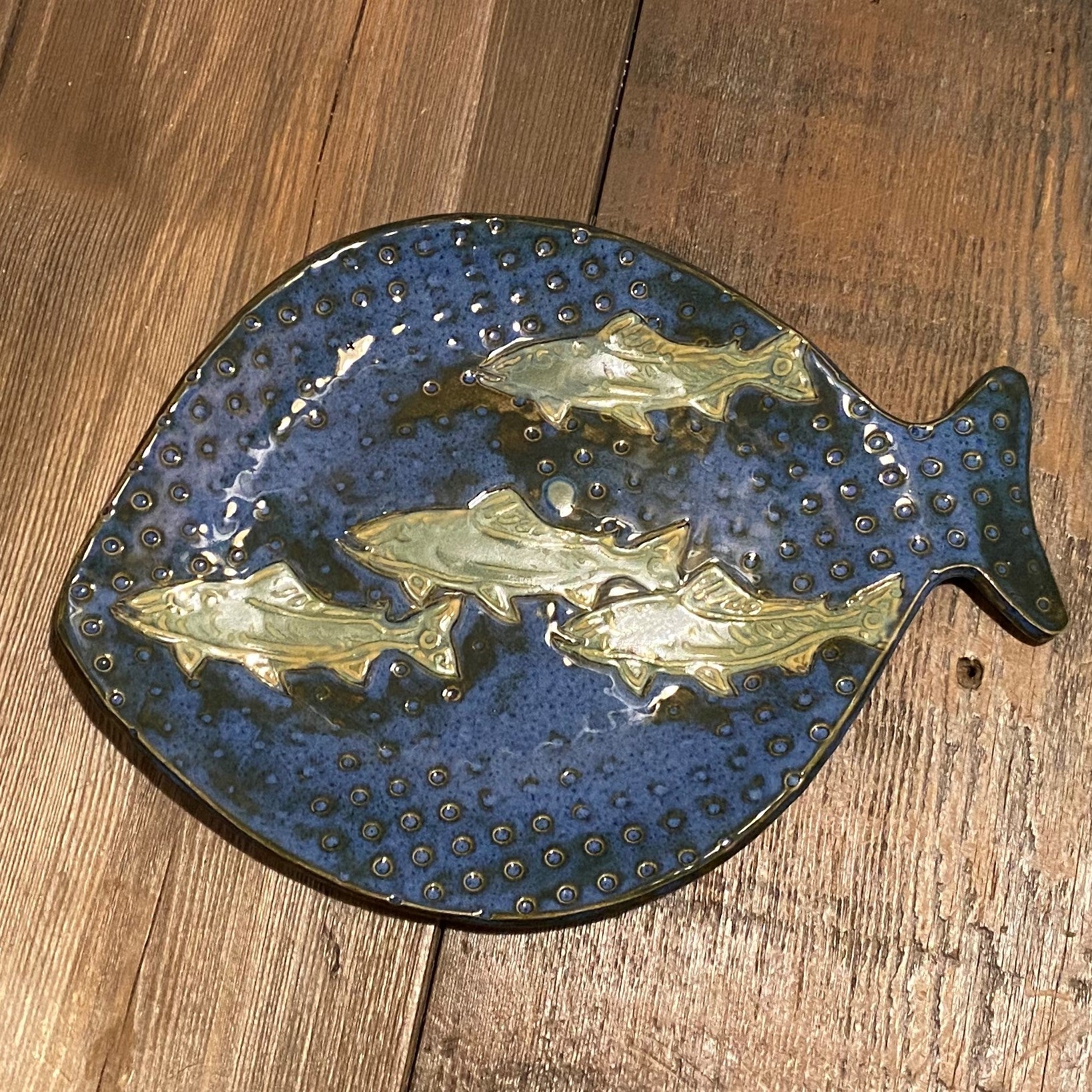 Ceramic Fish Shaped Platter