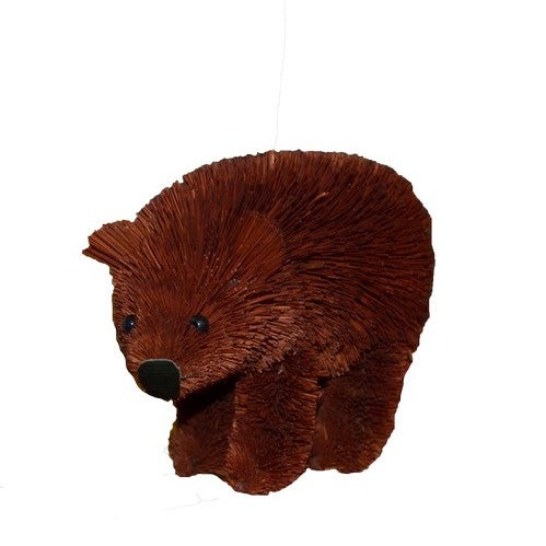 Brown Bear Brush Ornament