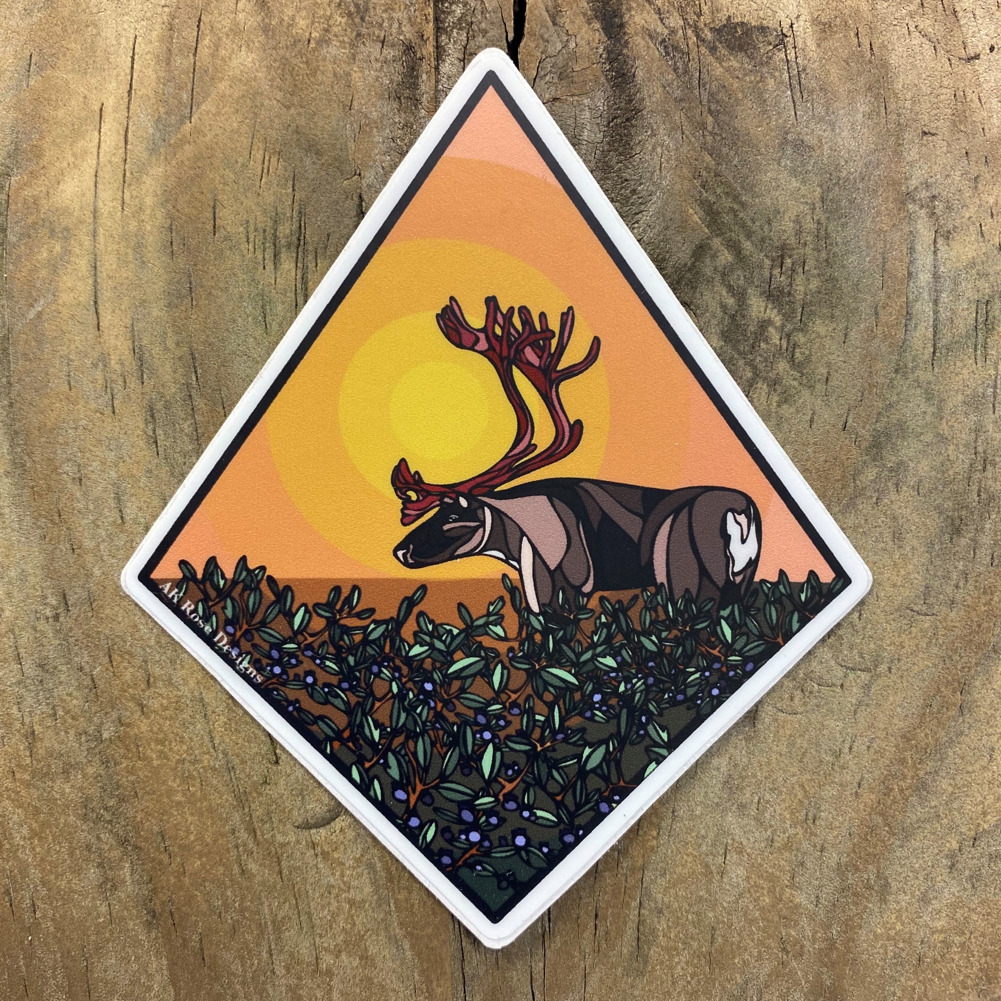 Fall Caribou Sticker