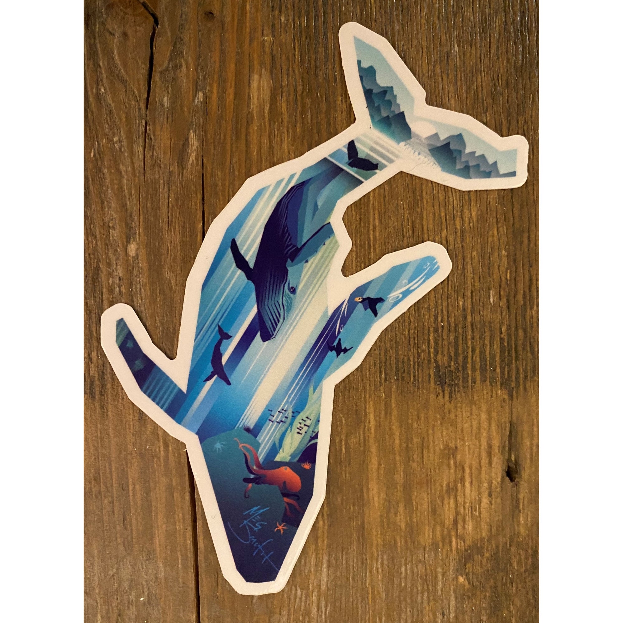 Whale Sticker