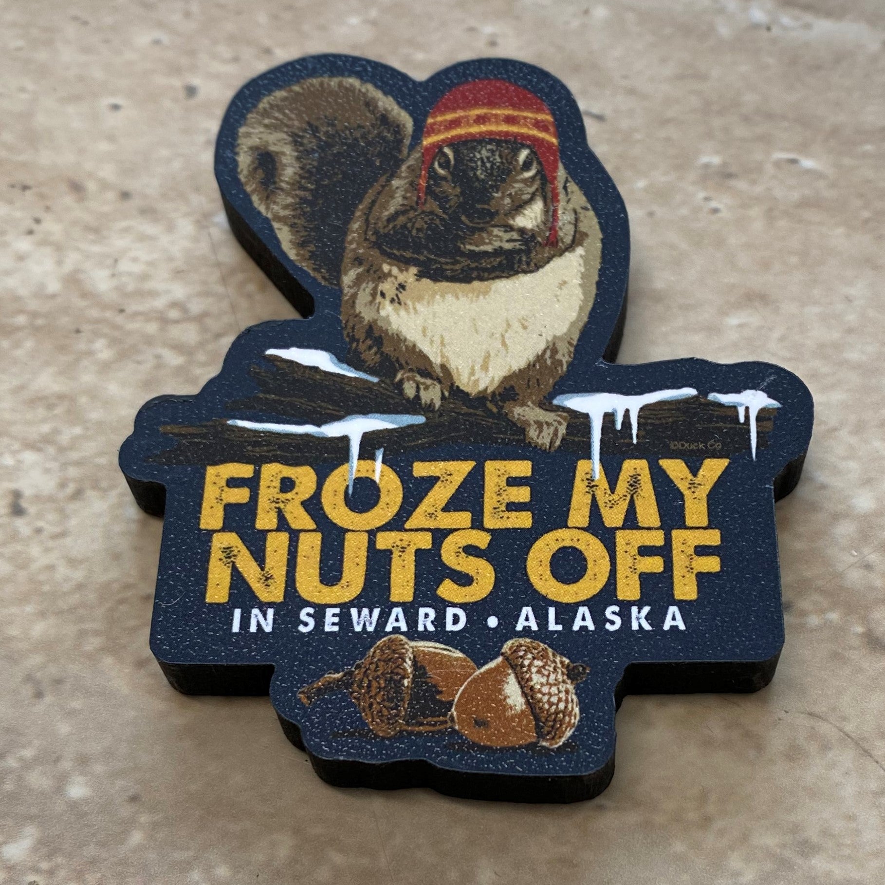 Frozen Nuts Magnet