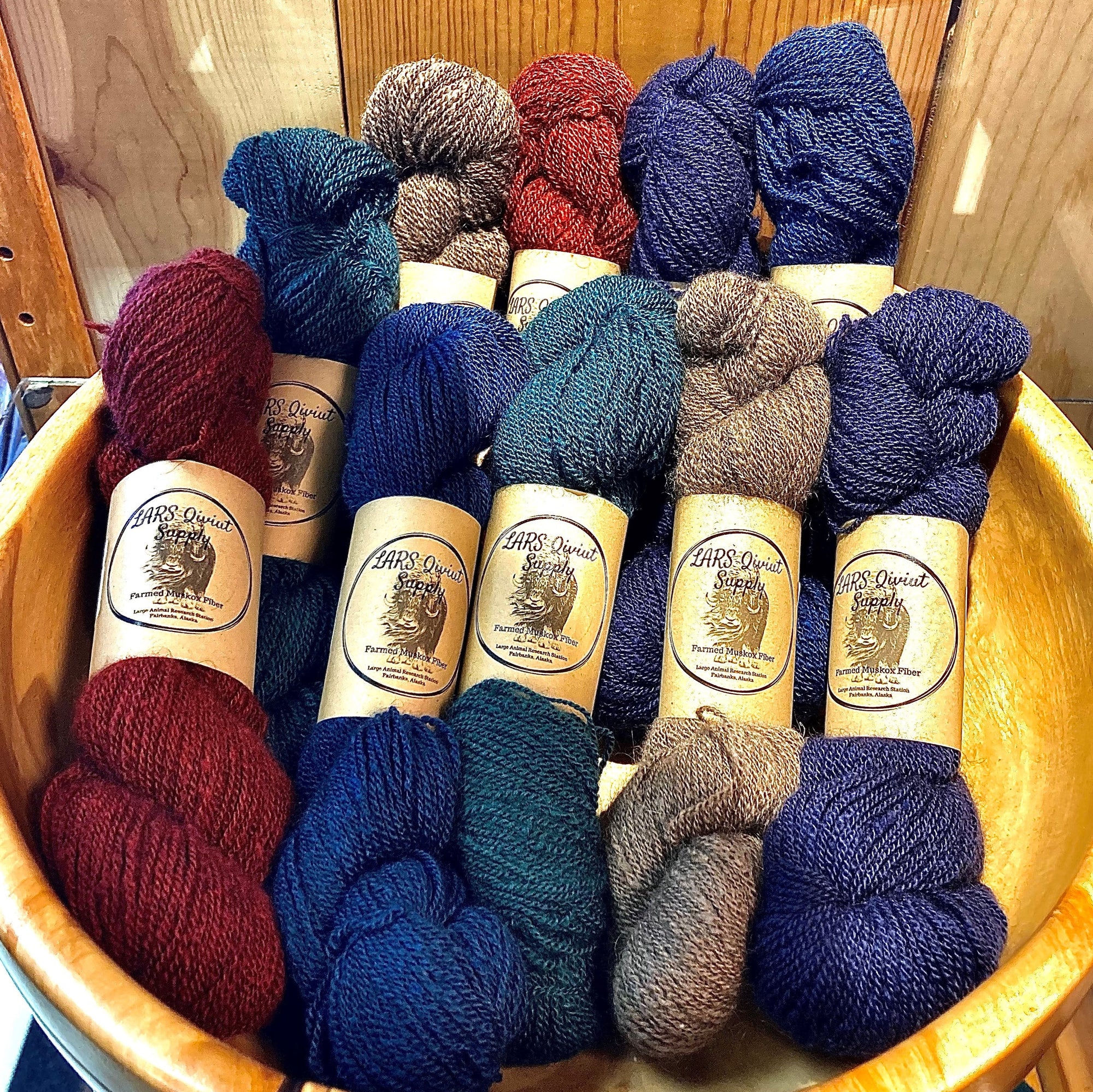 Qiviut Merino Dyed Yarn