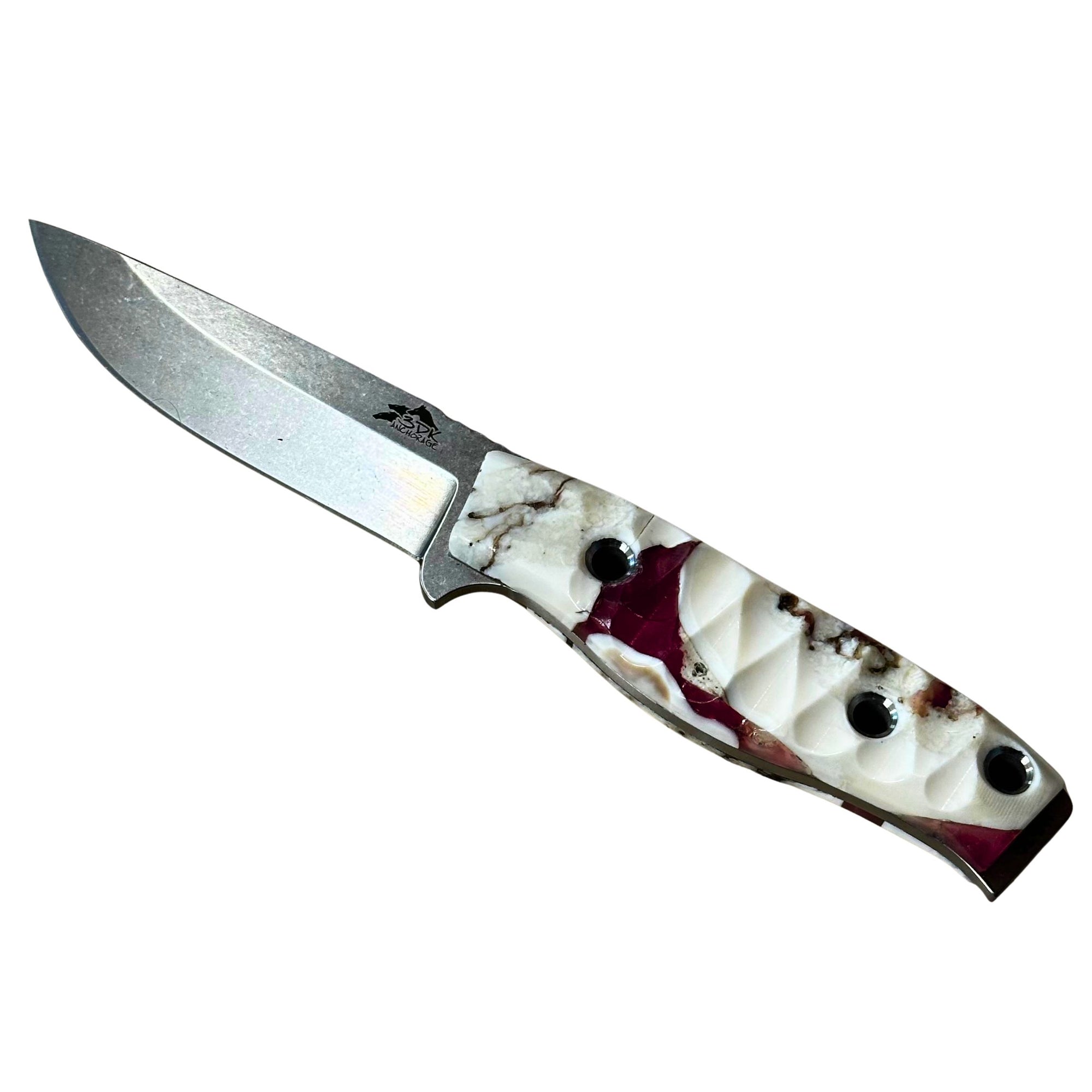 M.A.K. 4" Fixed Drop Point - Natural Handles