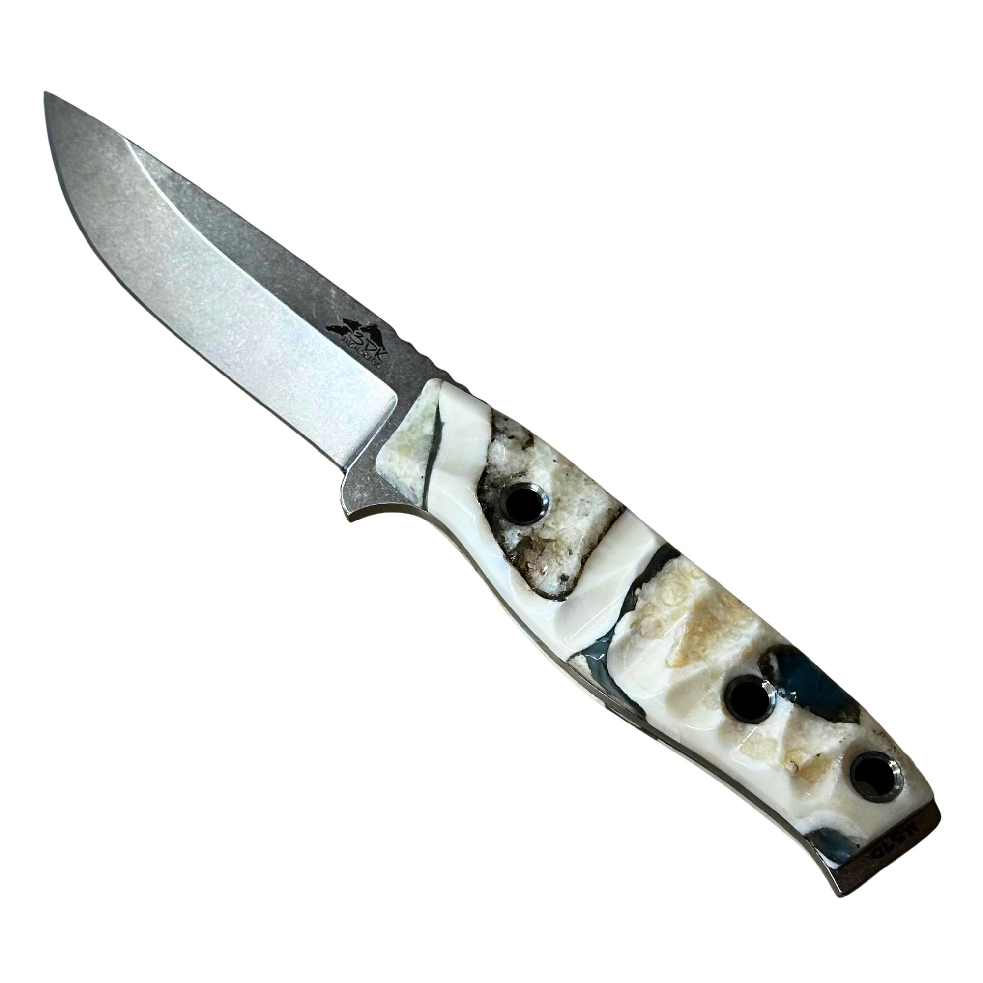 M.A.K. 4" Fixed Drop Point - Natural Handles