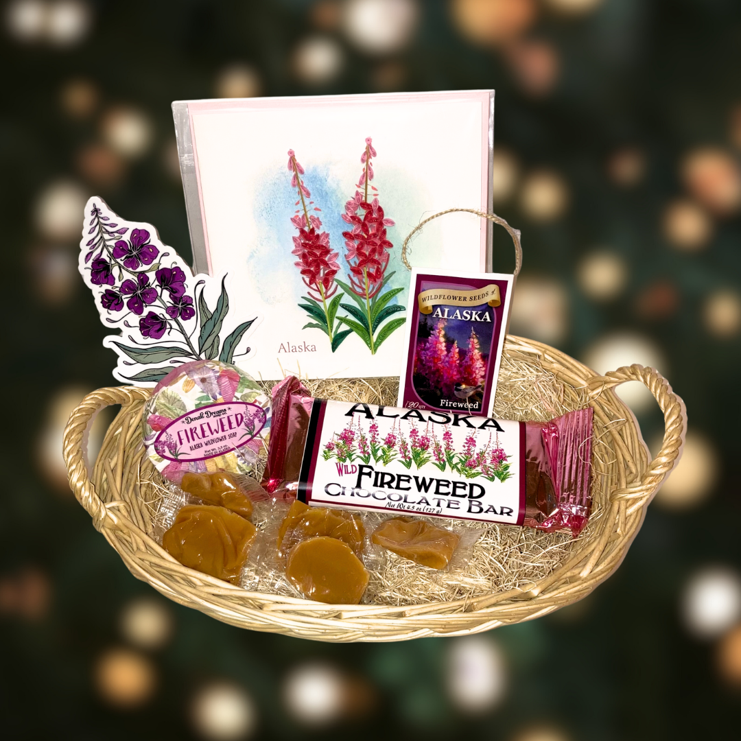 Alaskan Fireweed Fans - Gift Box