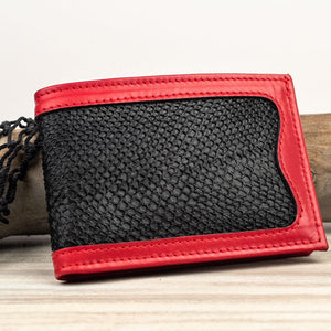 Salmon Leather 8 Pocket Billfold