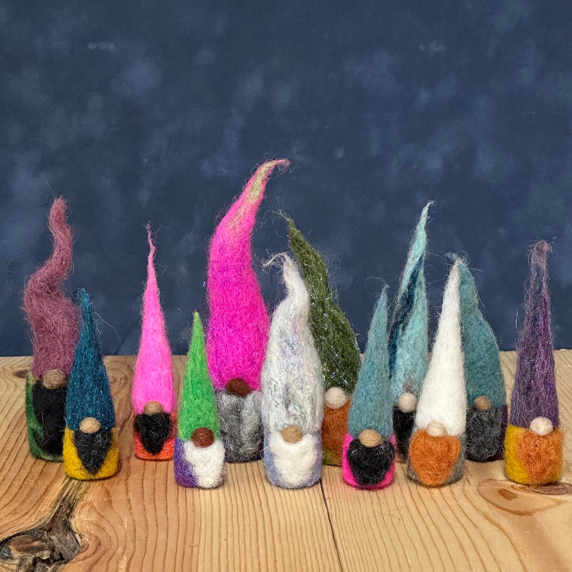 AK Adventure Felted Rainbow Gnome