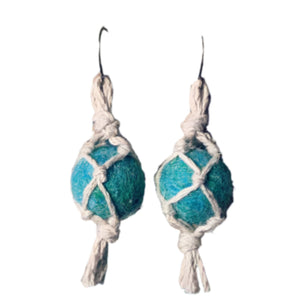 Felted Float Earrings