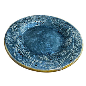Ceramic Berries and Leaves Plates