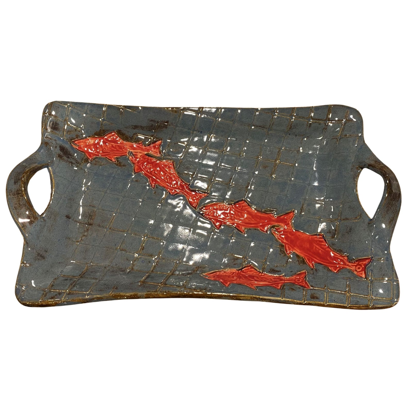 Ceramic Rectangle Platter - 12 inch