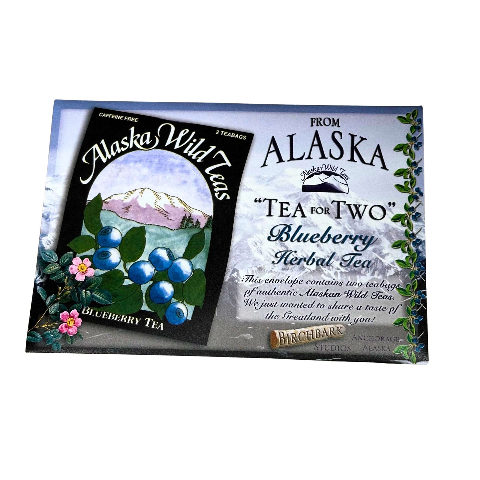 Tea For Two - Blueberry Tea Greeting Envelope