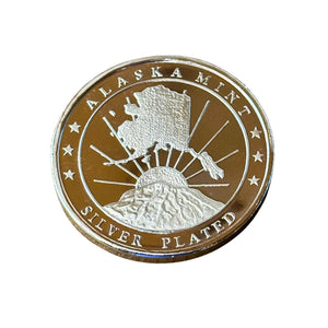 Humpback Whale Silver Plated Medallion