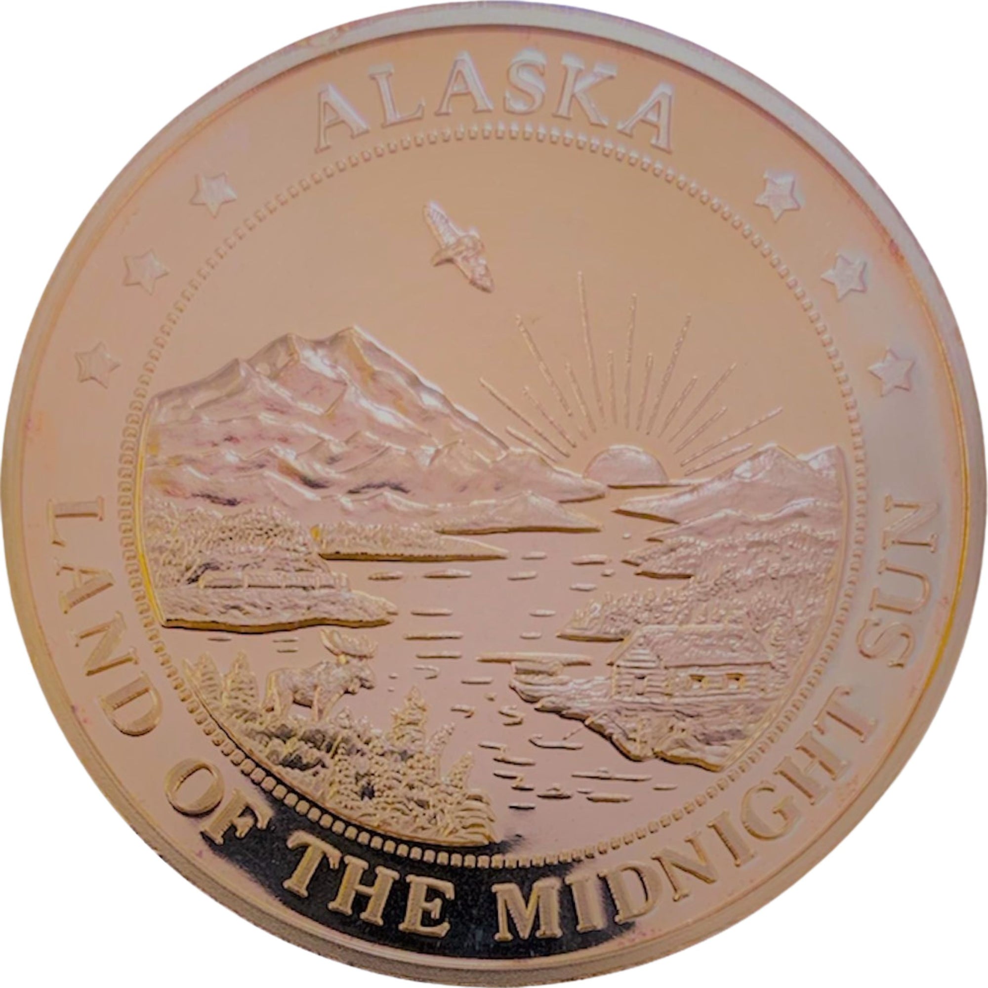 Eagle In Flight Medallion