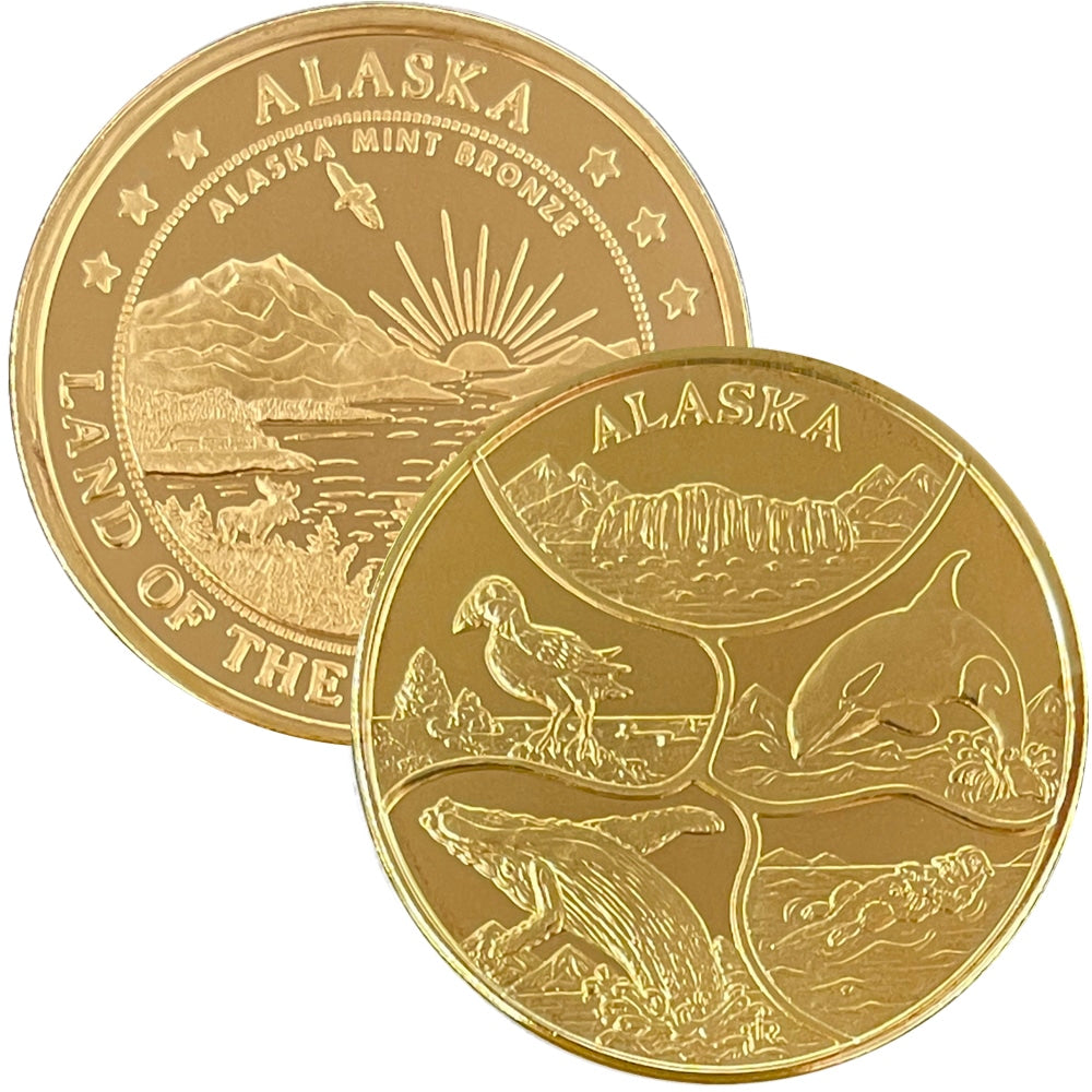 Sealife Golden Bronze Medallion