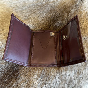 Salmon Leather Deluxe Trifold