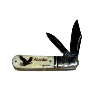 Alaska Scrimshaw 3.25 inch Knife