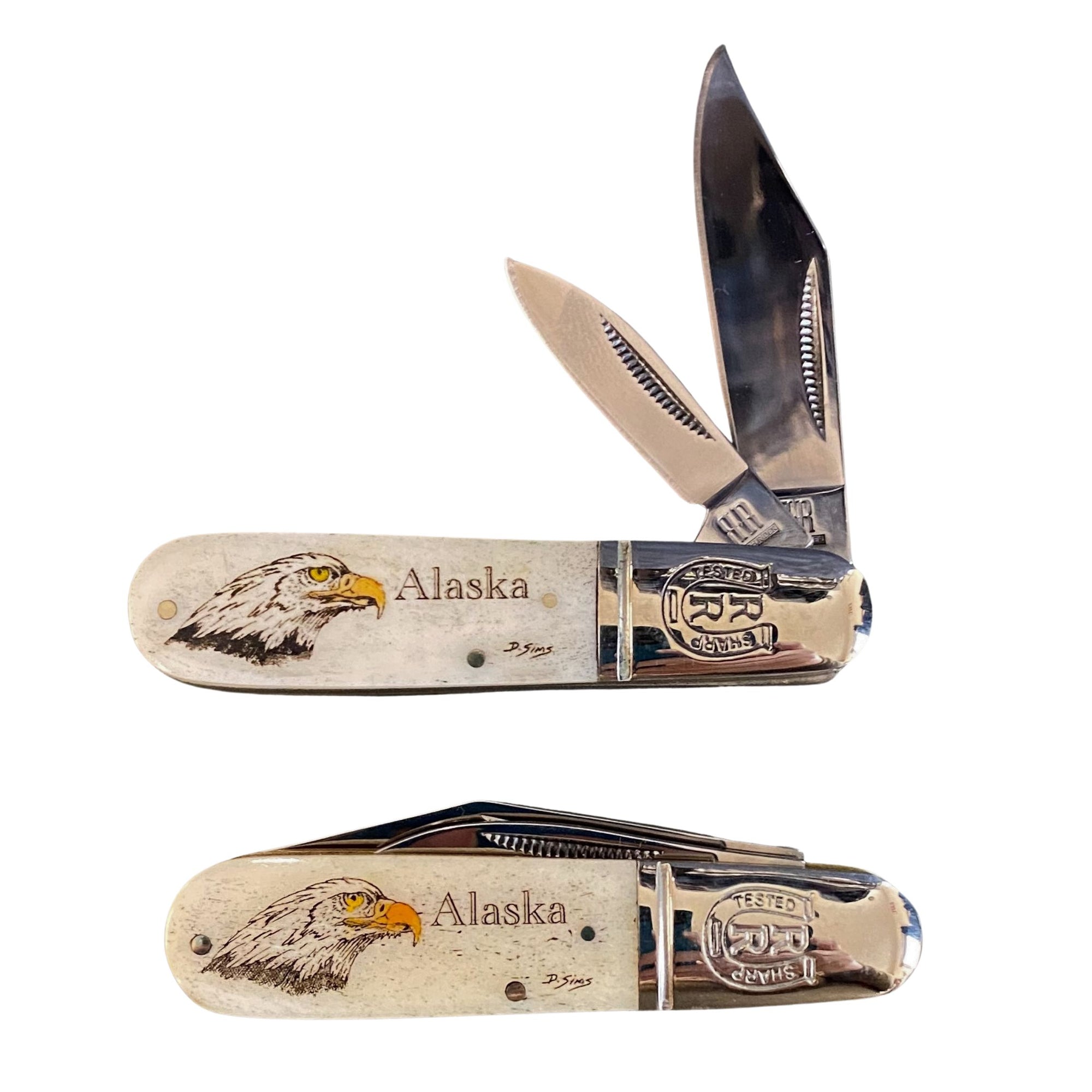 Alaska Scrimshaw 3.25 inch Knife