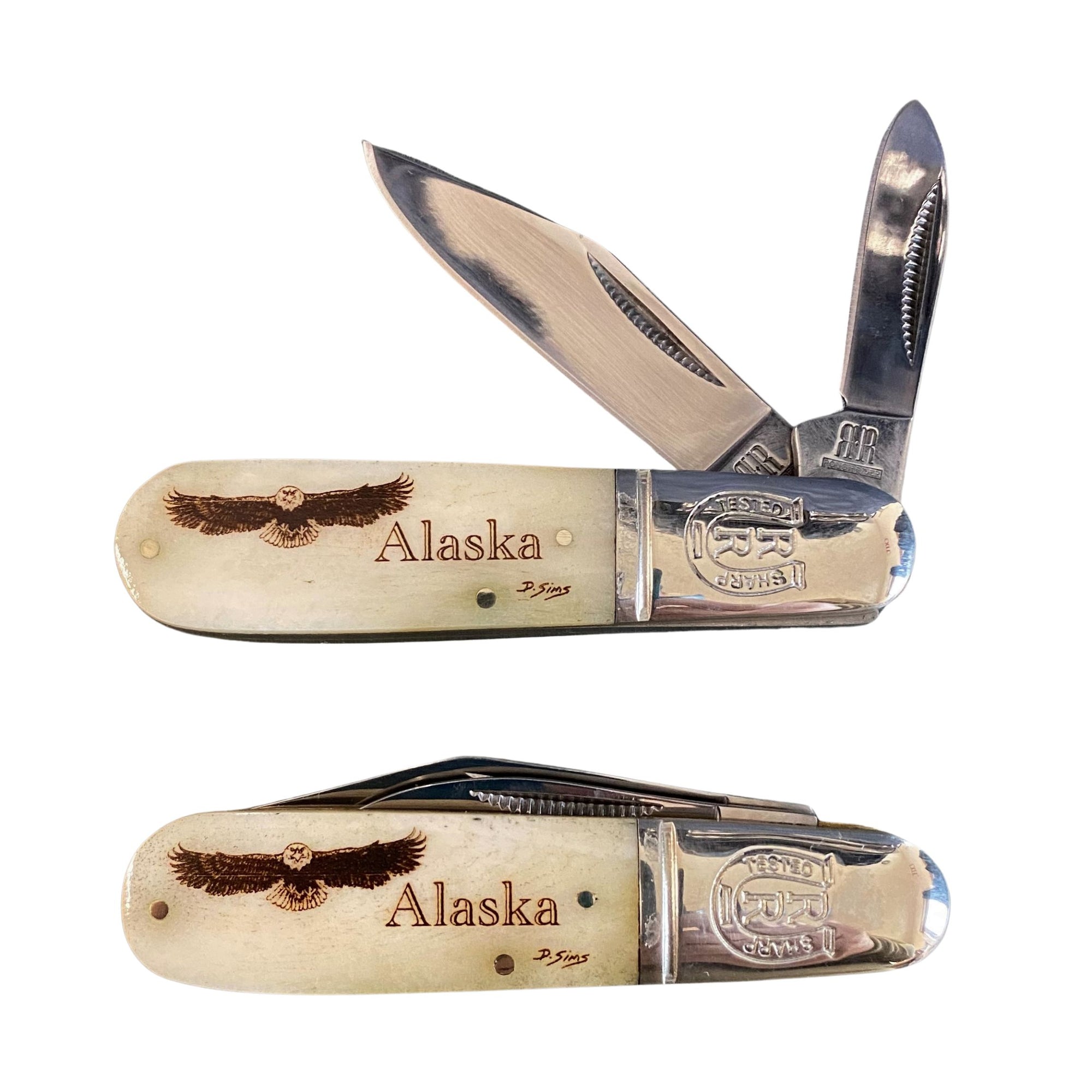 Alaska Scrimshaw 3.25 inch Knife