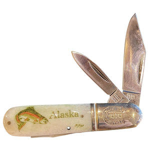 Alaska Scrimshaw 3.25 inch Knife