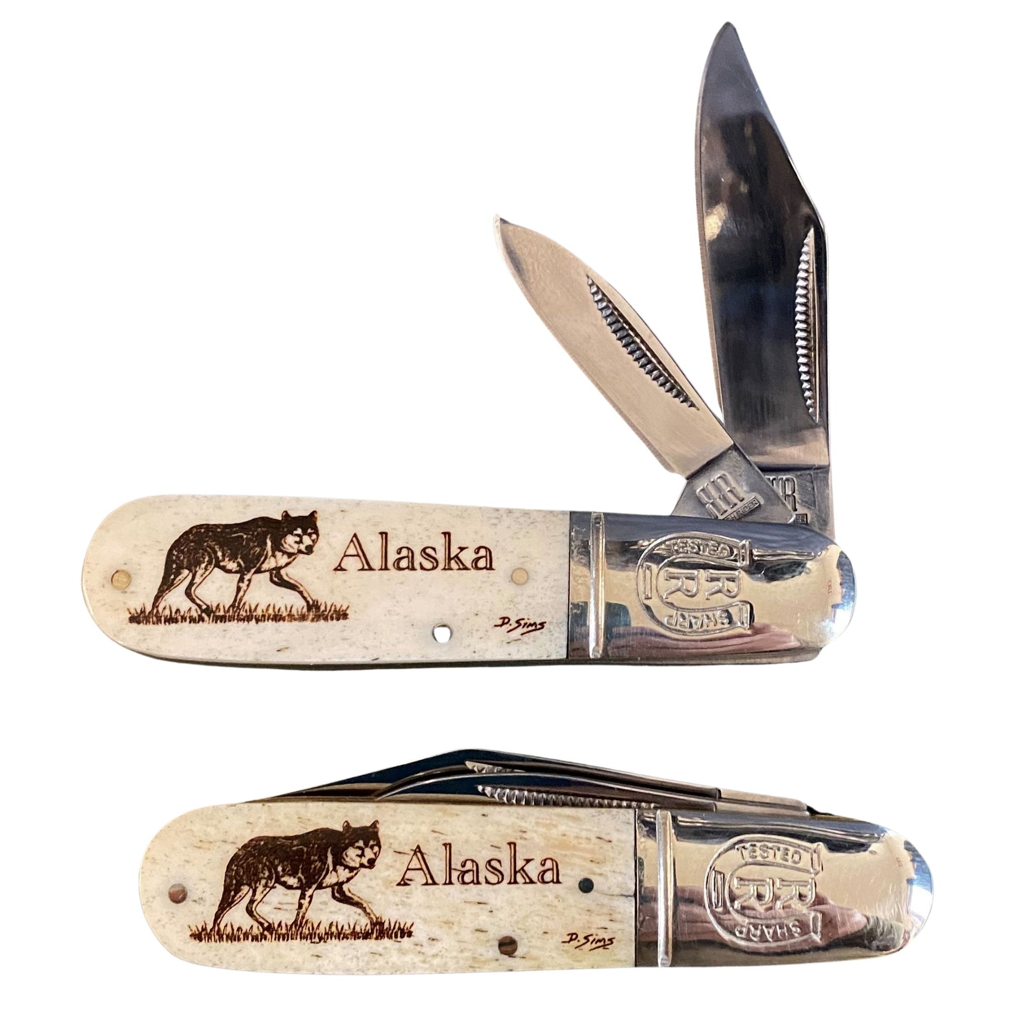 Alaska Scrimshaw 3.25 inch Knife