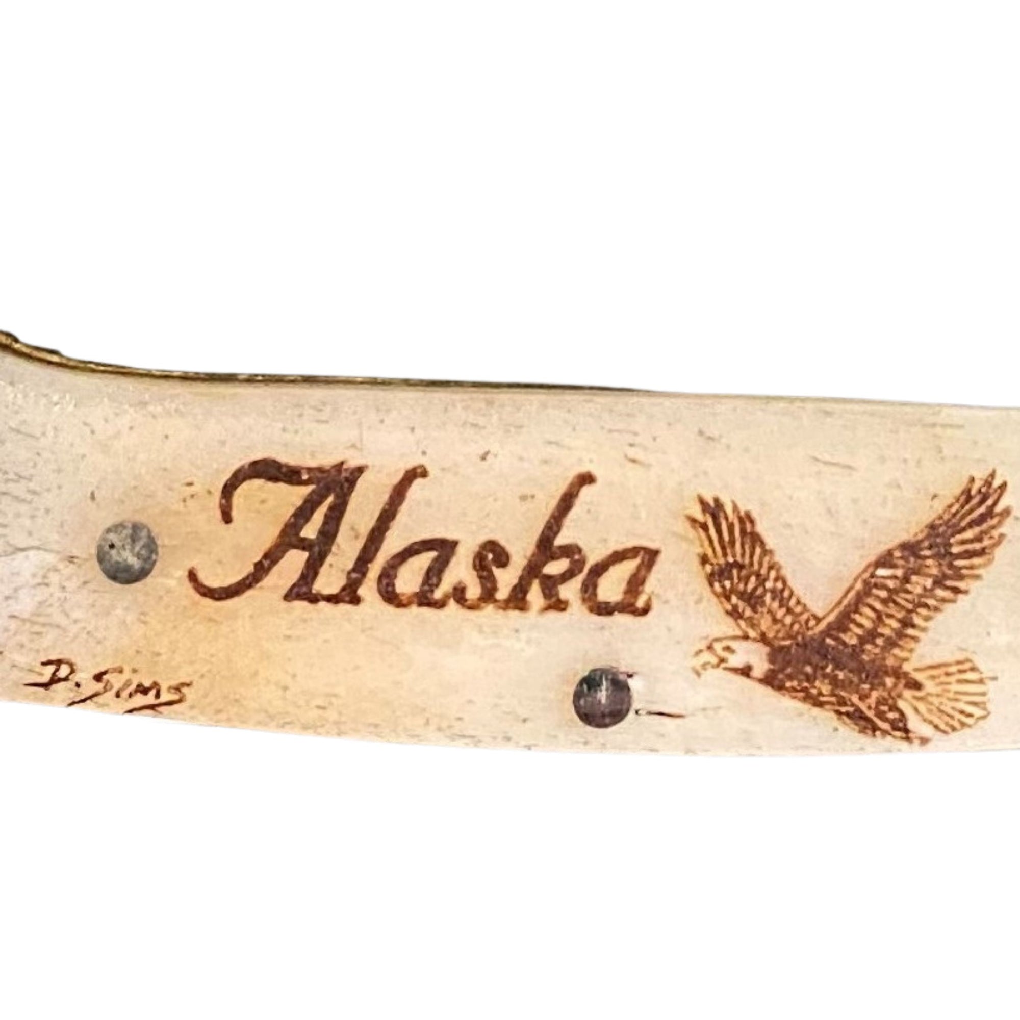 Alaska Mini Scrimshaw 2.75 inch Knife