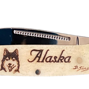 Alaska Scrimshaw 3.25 inch Knife