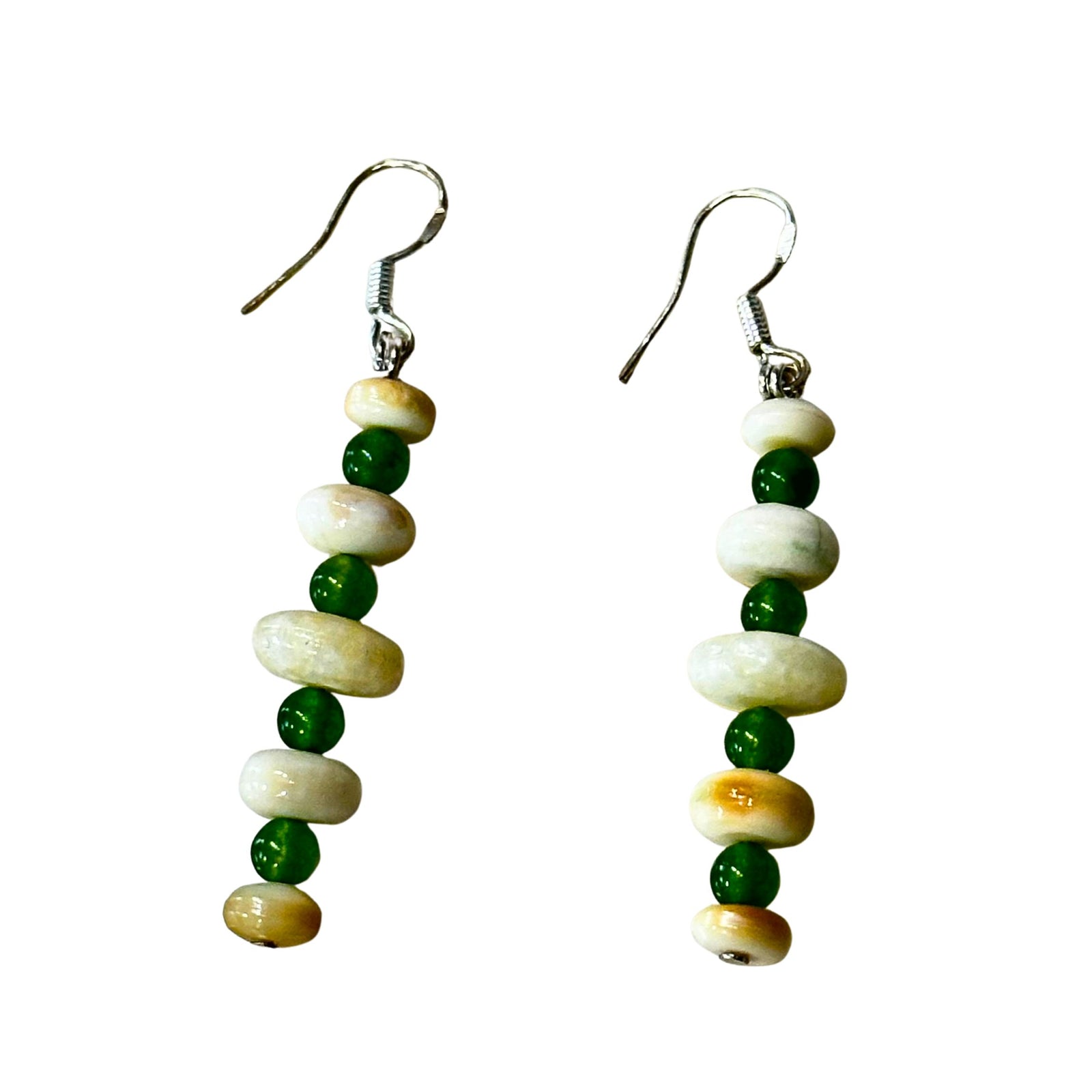 Jade and Ivory Earring