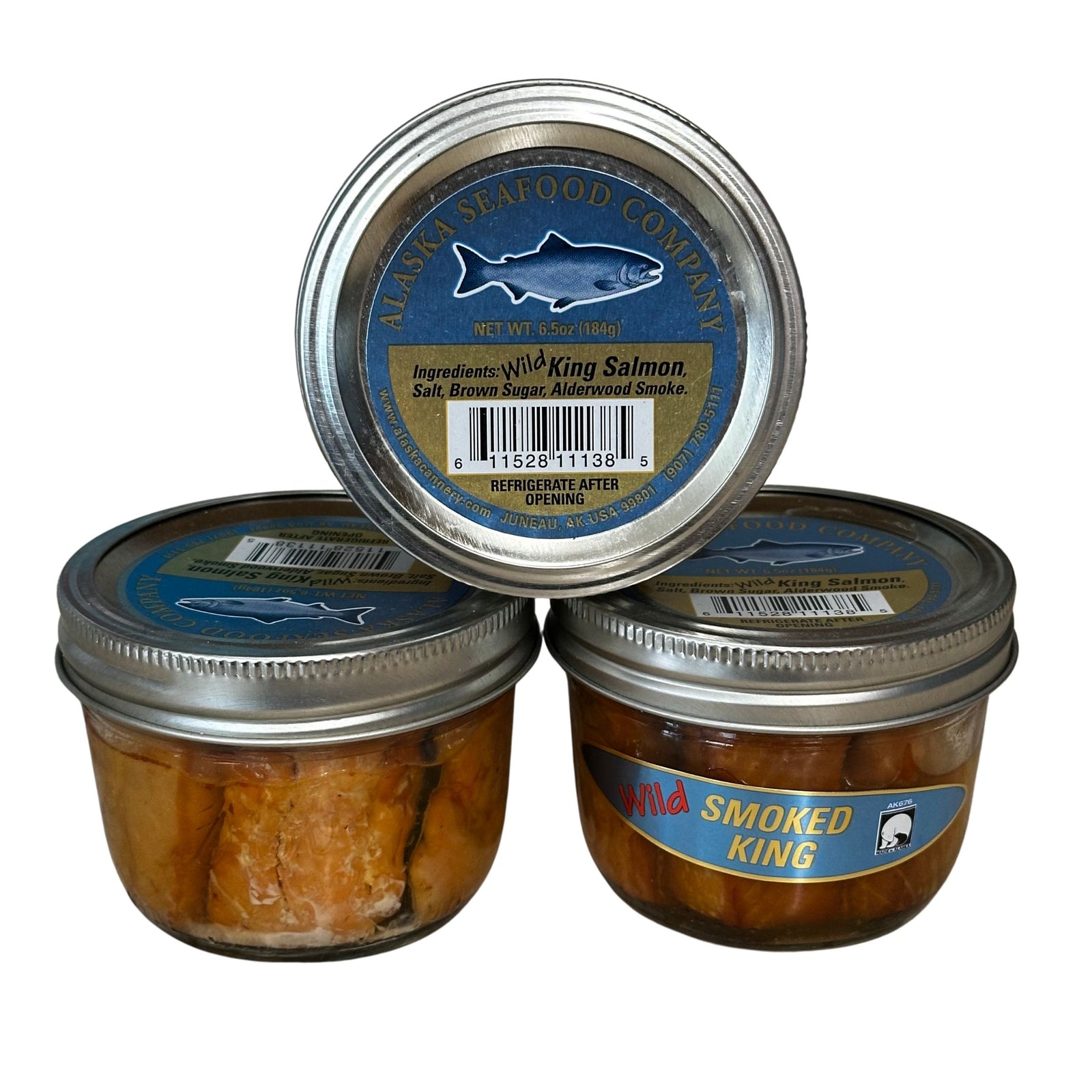 Smoked King Salmon Jar