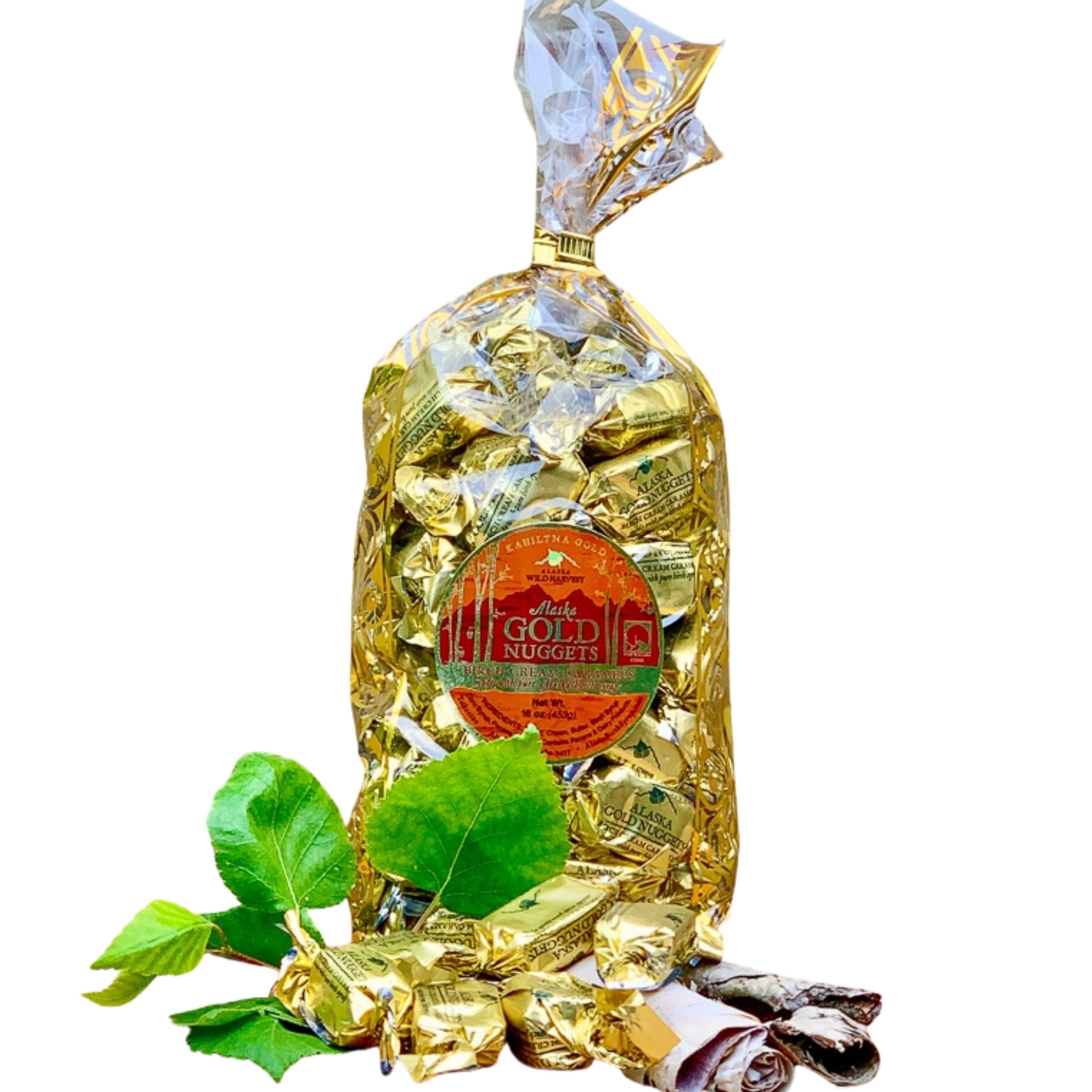 Alaska Gold Nugget Birch Cream Caramels - Forests, Tides, and