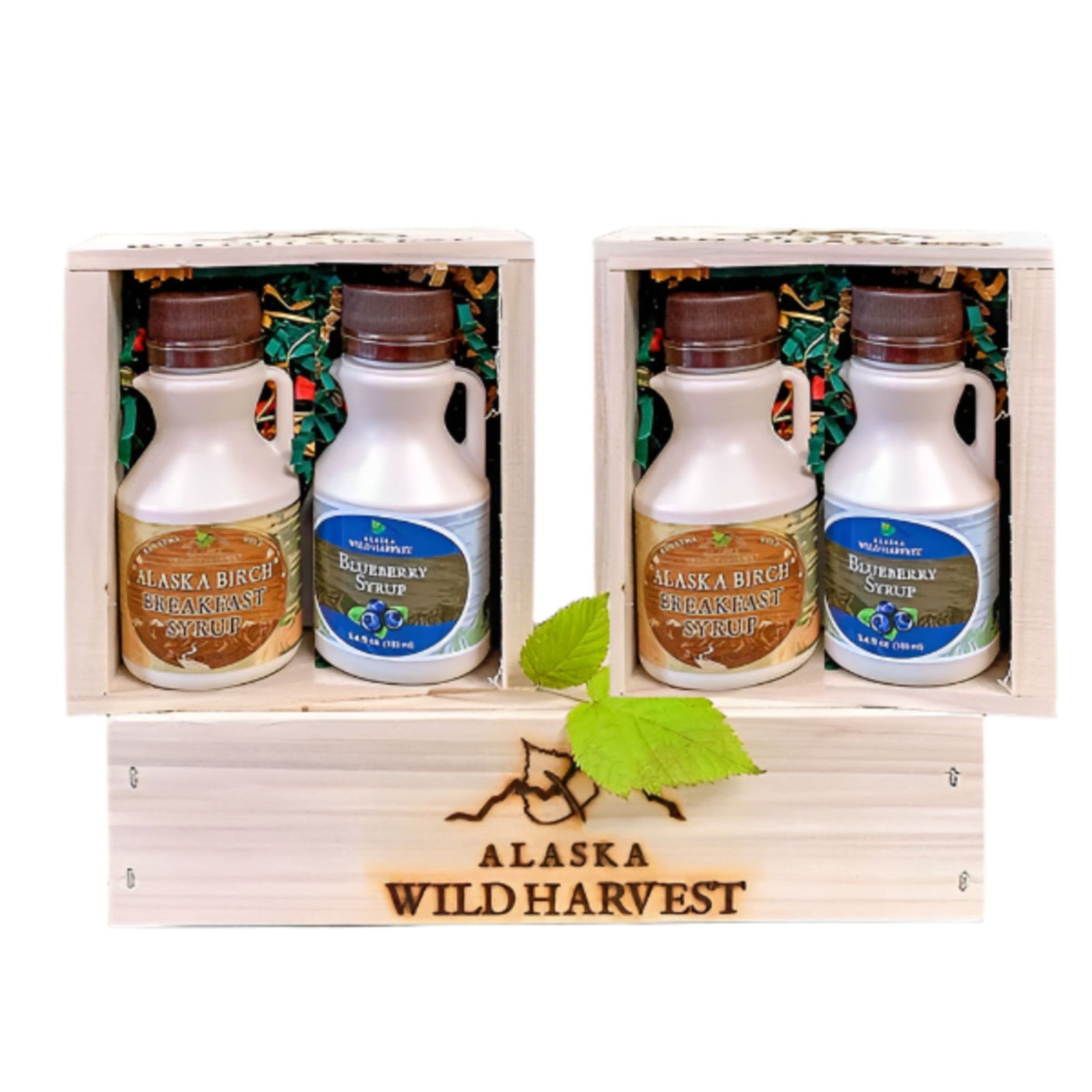 Birch Breakfast Syrup and Blueberry Crate