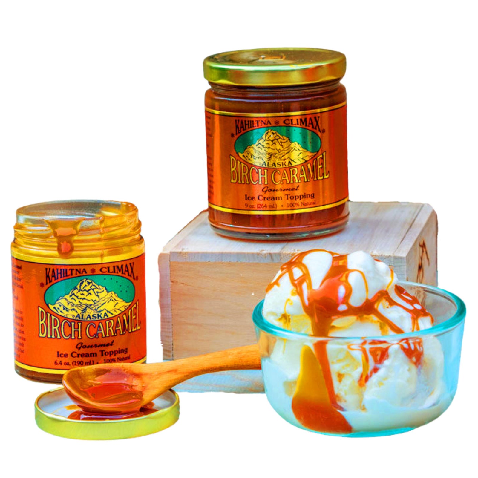 Birch Caramel Ice Cream Topping 6oz