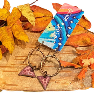 Enamel Earrings