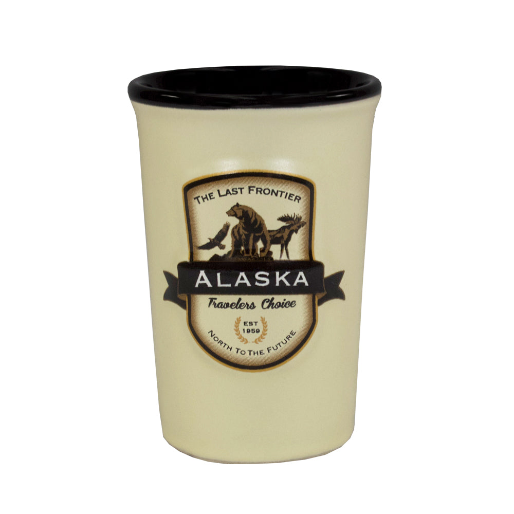 Alaska Emblem Shot Glass