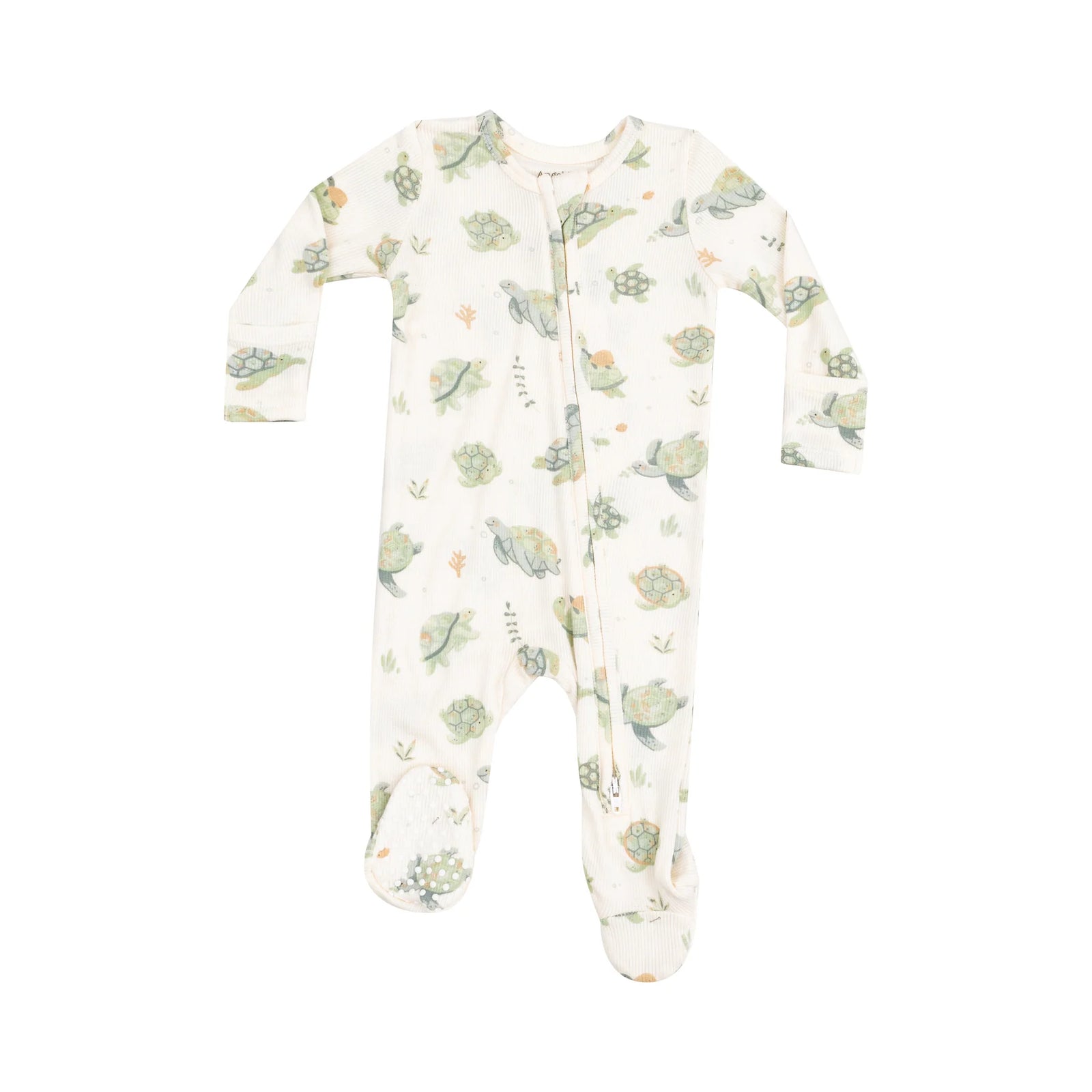 Sea Turtles 2-Way Zipper Footie