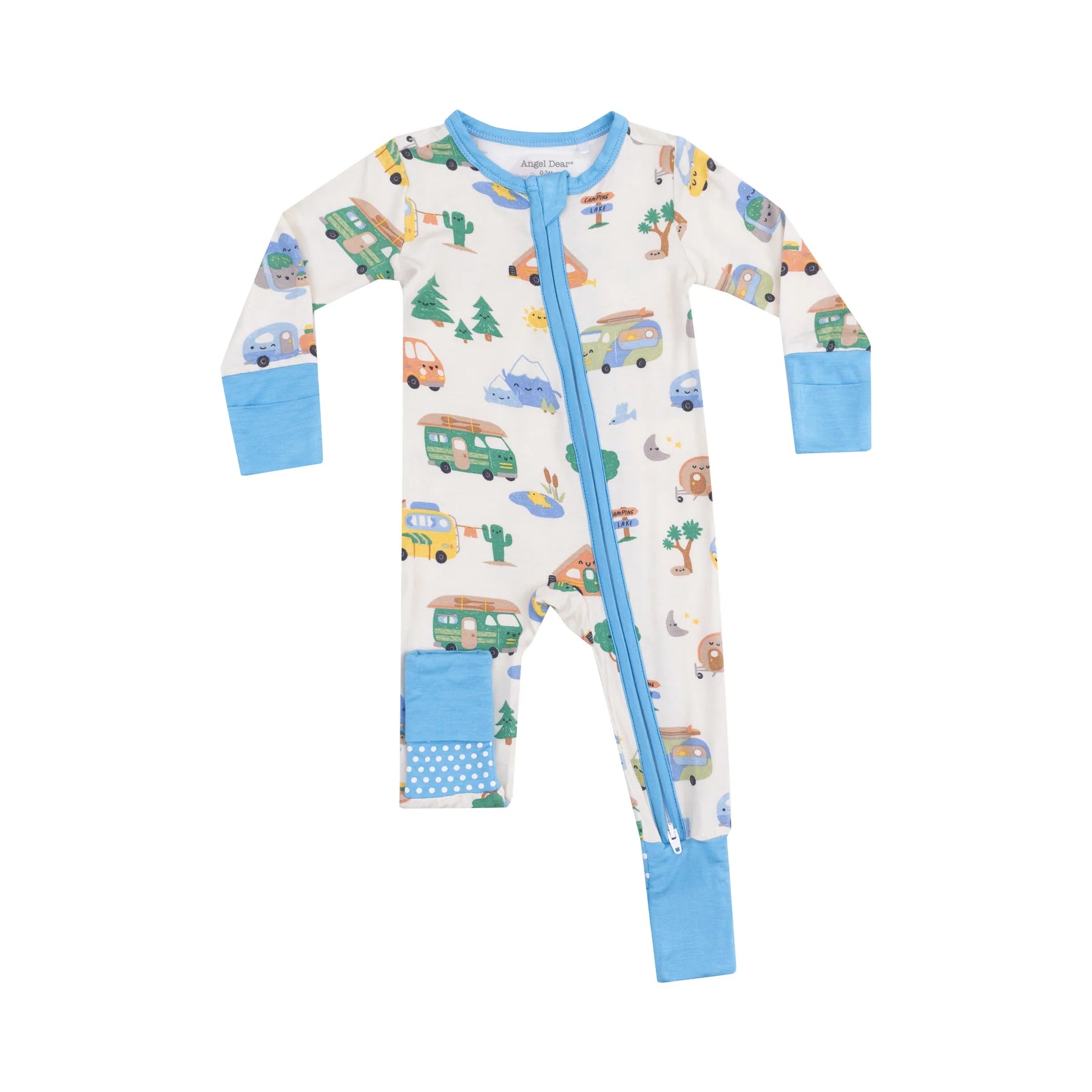 Friendly Campers Two Way Zipper Romper