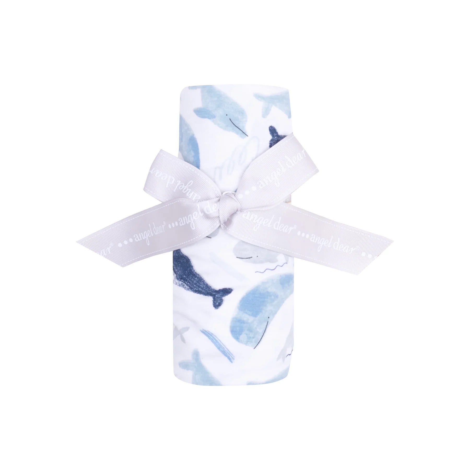 Blue Whales Swaddle Blanket