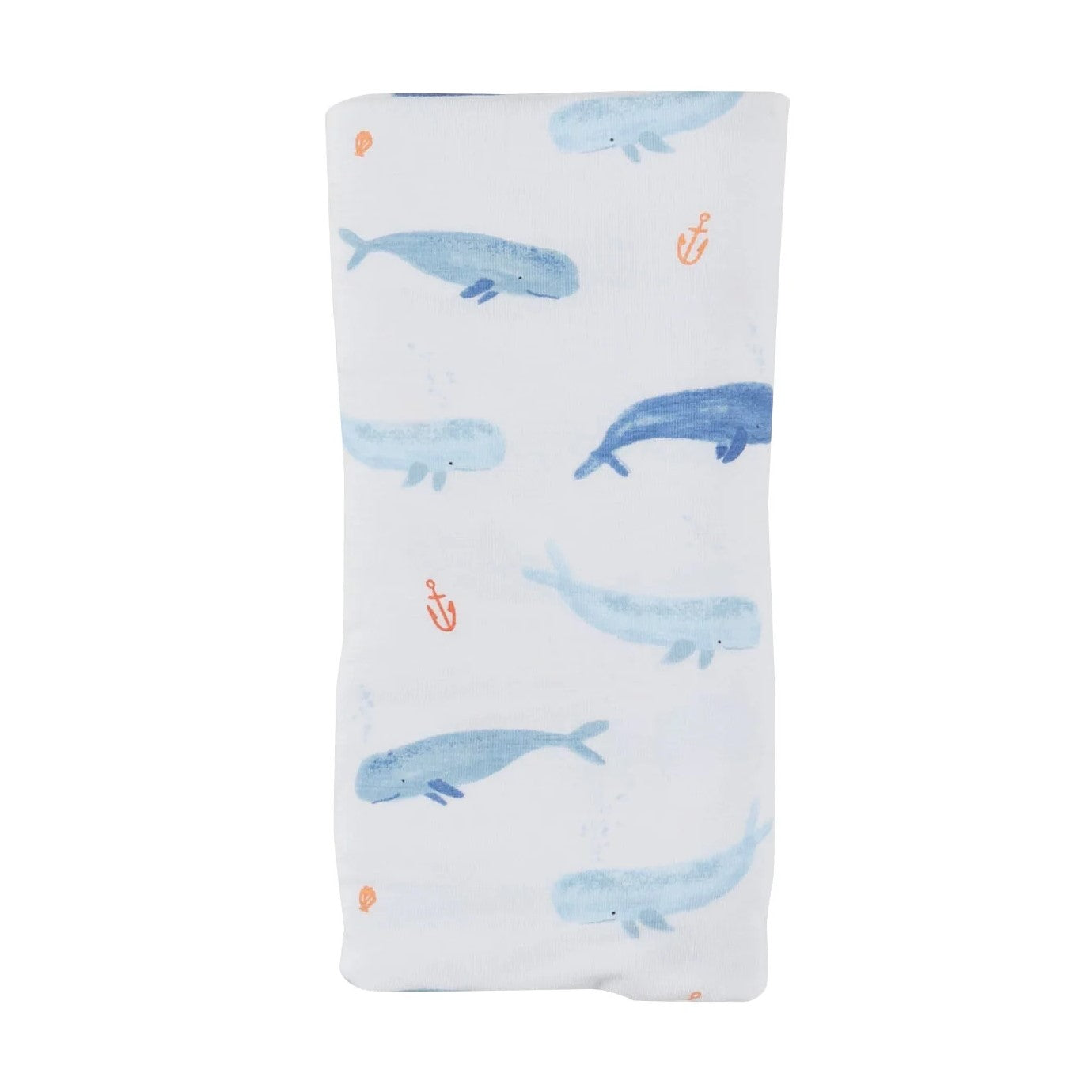 Whale Hello There Swaddle Blanket