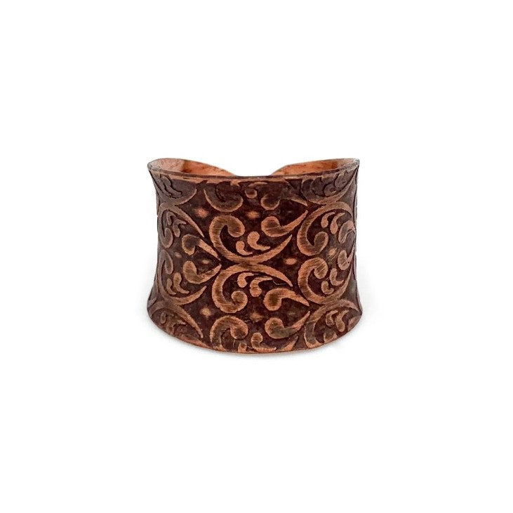 Copper Patina Ring - S24