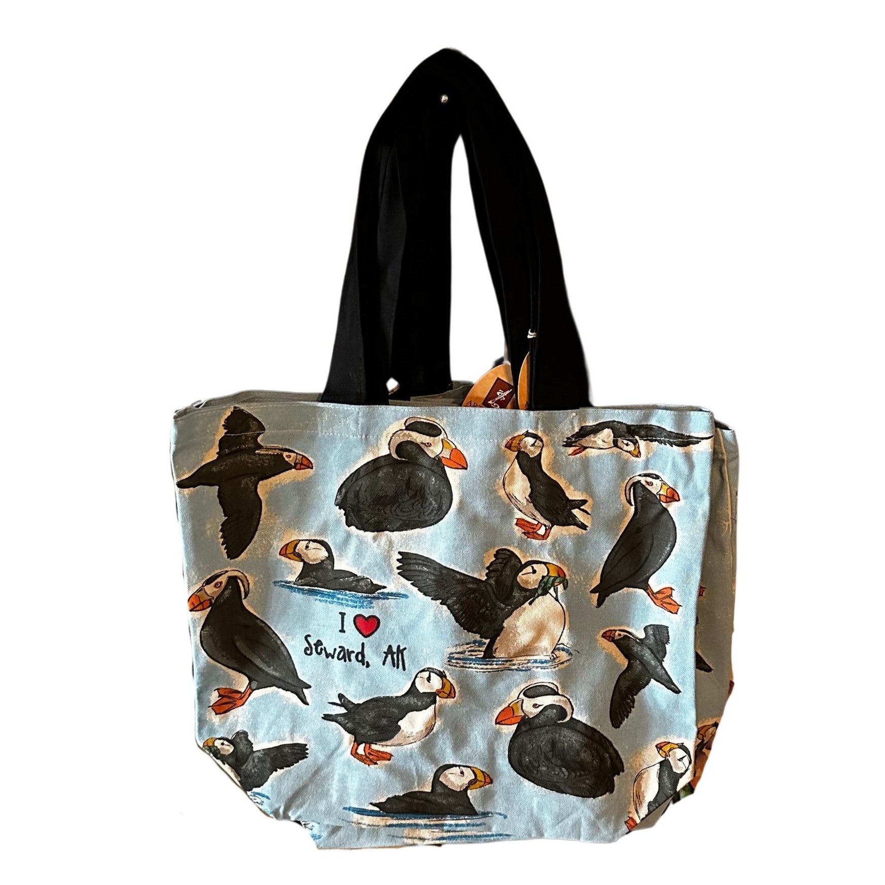 Alaska Puffin Traveler Tote