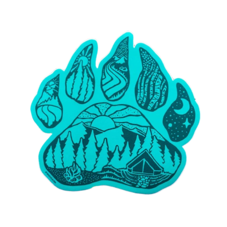 Bear Paw Sticker