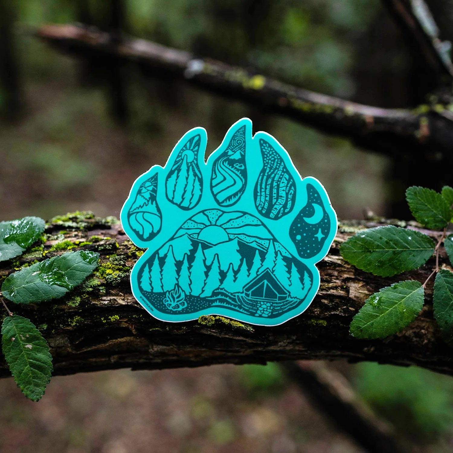 Bear Paw Sticker