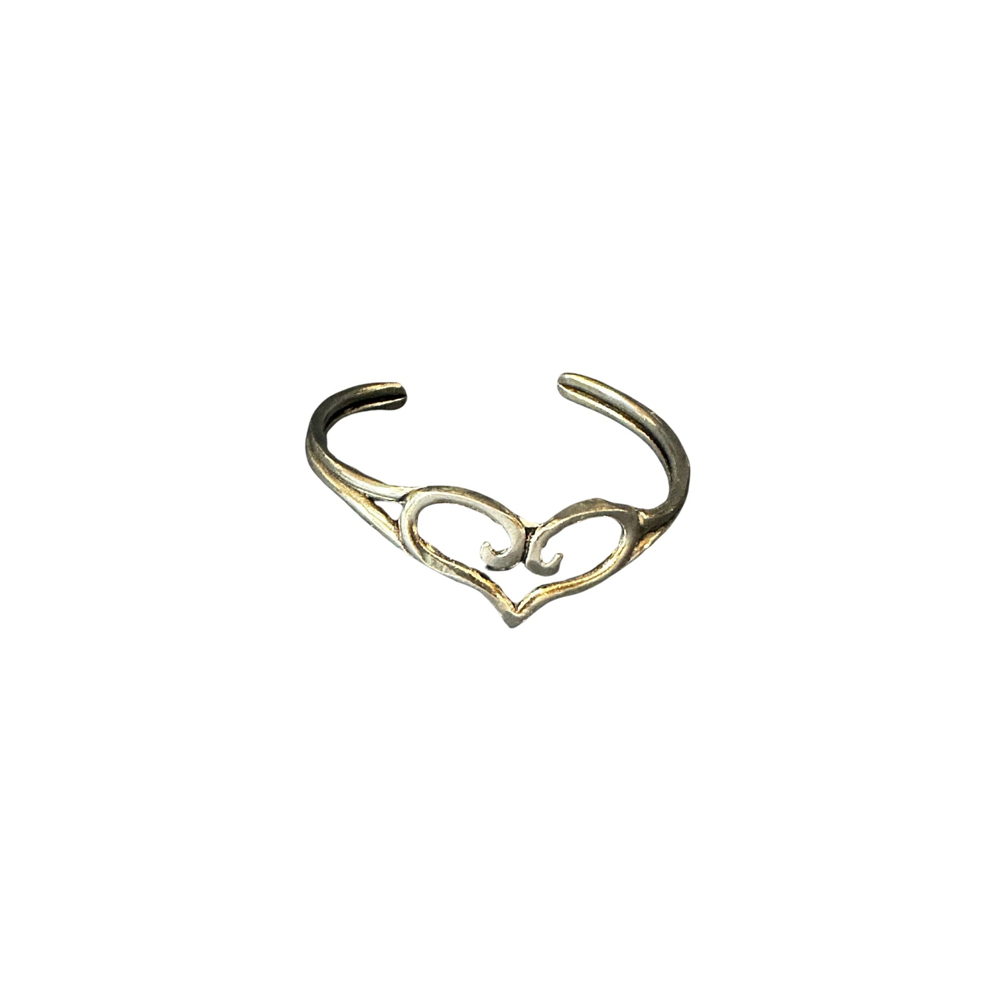 Double Heart Cuff Bracelet