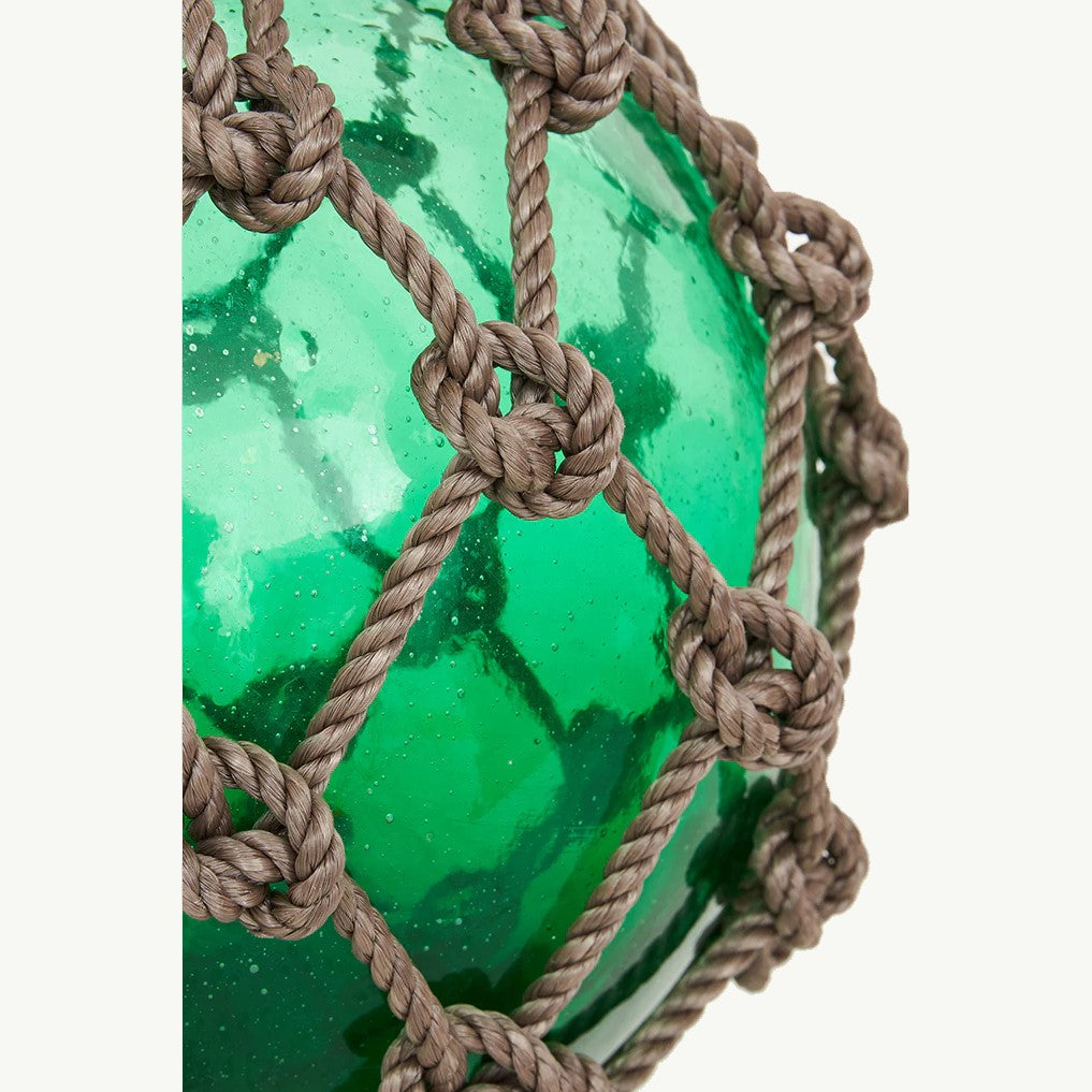 Glass Buoy with Nylon Rope - Small