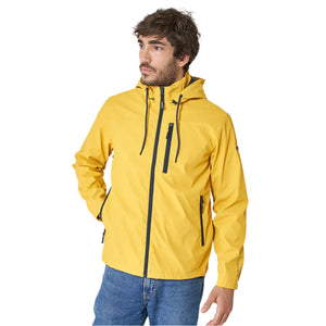 Lightweight Nautical Raincoat with Coordinates for Men