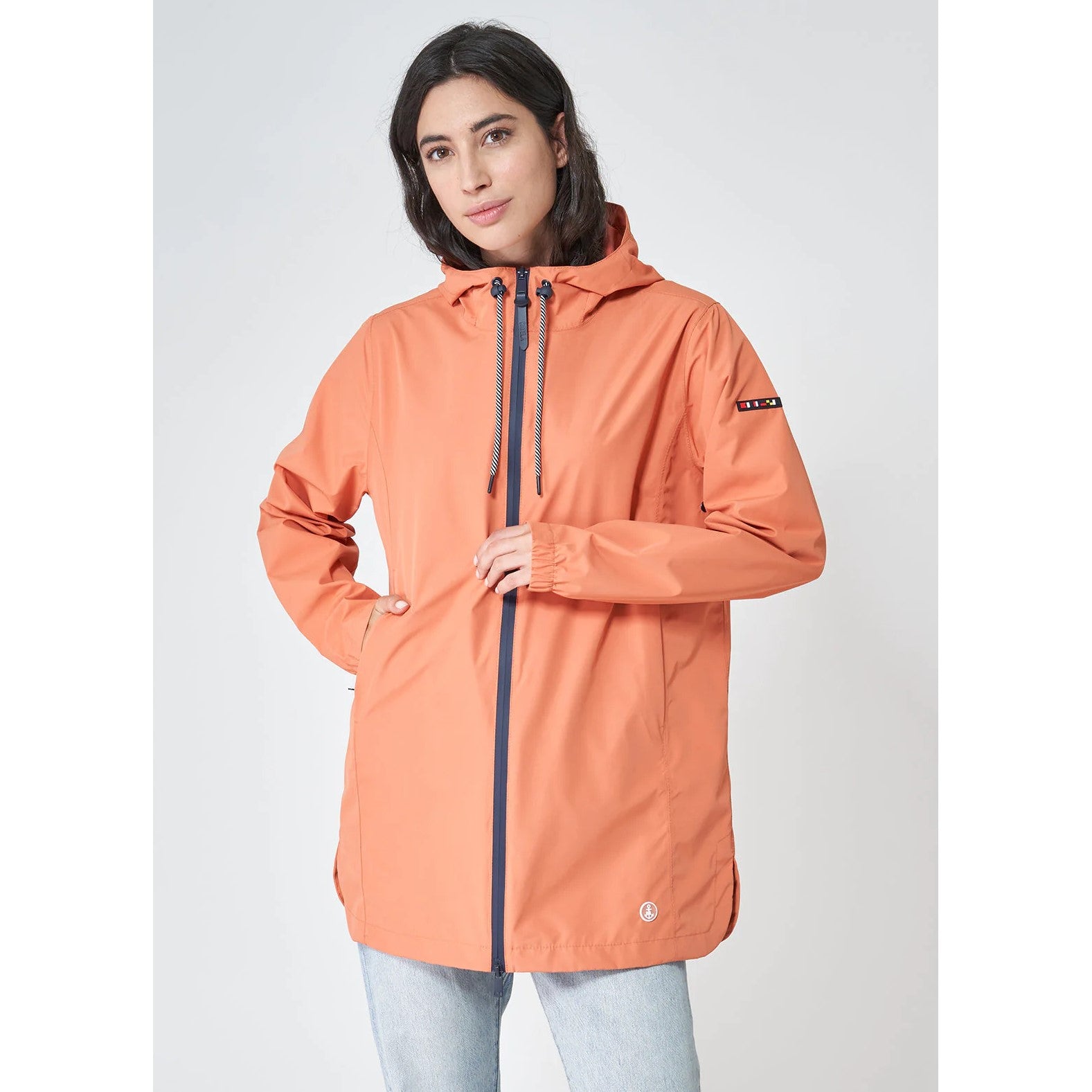 Lightweight Unlined Raincoat for Women