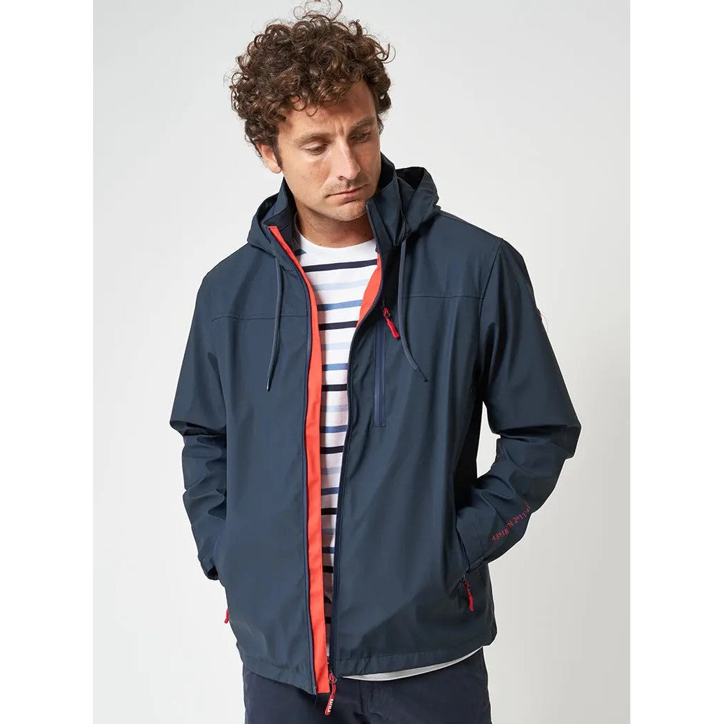 Lightweight Nautical Raincoat for Men