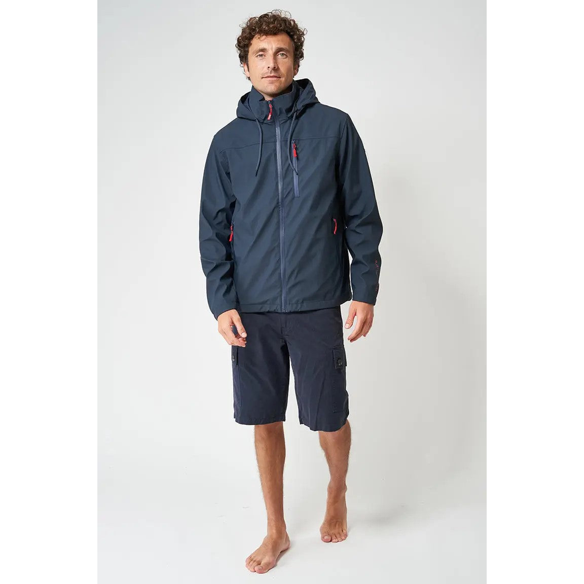 Lightweight Nautical Raincoat for Men