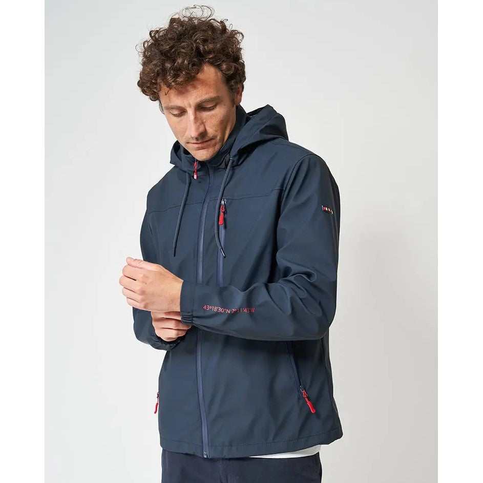Lightweight Nautical Raincoat for Men