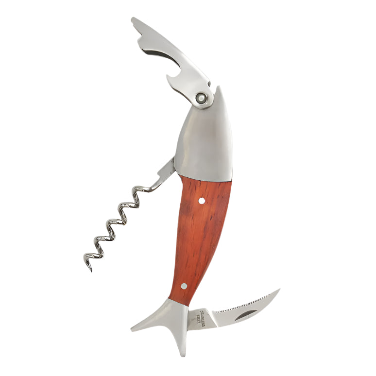 fish carrying hook pocket knife Fish Pocket Knife with Bottle Opener
