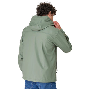 Raincoat with Striped Lining for Men